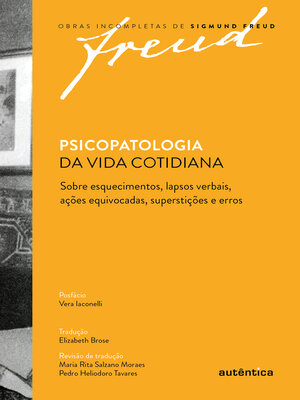 cover image of Psicopatologia da vida cotidiana